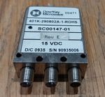 Dow-Key Microwave 15VDC 3-Way SPDT Failsafe Changeover Switch 401K-290802A