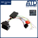 Steering Wheel Interface ISO For Peugeot 1007 207 208 3008 307 308 407 607 807