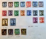 Iraq 1948/54  22  King Faisal 11 definitives incl. officials sg271-360+o299/309
