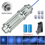 <1MW Laser Pointer Beam Light Powerful Blue Laser Burning Light 500 Km