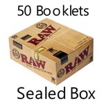 RAW Classic King Size SLIM Rolling Papers – 50 Booklets Sealed Box