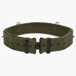 Men's British Army 58 Pattern Belt Olive Green Tough Canvas Military Webbing