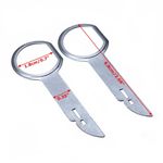 4 PCS Radio Stereo Removal Release Tool Pin Keys Set VW Audi Ford Mercedes Skoda