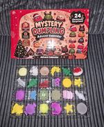 Mystery Dumpling 24-Piece Christmas Toy Blind Box Advent Calendar Multicolour