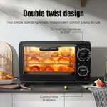 13L Electric Oven 800W Countertop Grill Mini Toaster Pizza Cooker Temp Timer UK