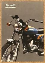 BENELLI 125cc TOURISMO Motorcycle Sales Brochure c1977