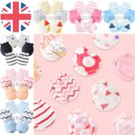 3 Pairs Anti Scratch Mittens Newborn Baby Girl Boy Glove Infant Cotton Handguard