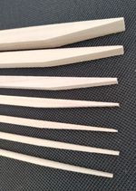 SEALANT MASTIC WOODEN STICKS TOOLING SQUARE FLAT TIP–L 25cm  4 5 6 8 10 12 15mm