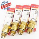As Champion D16-NGK AB6, 18mm Gasket seat, AccuSpark triple G spark plug AA77C