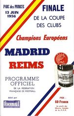 EUROPEAN CUP FINAL 1956 Real Madrid v Reims HIGH QUALITY FULL REPLICA PROGRAMME