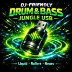 DJ‑Friendly Drum & Bass Jungle USB – 6000+ Multi‑Era Liquid, Neuro & Rollers