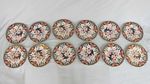 Set of 12 Royal Crown Derby Luncheon Plates - Imari Kings Pattern 9" #383 - 1905