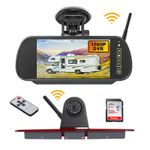 Wireless Mercedes Sprinter Brake Light LED Reverse Camera+7" Record Monitor Kit