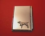 German Shorthaired Pointer Metal Notebook Card Holder and Pen Pointer Mum Gift