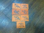 SERIES OF THE  QP38 - QP53  SERIE 6 SHILLING BIRDS STITCHED 7 DIFFERENT BOOKLETS