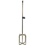 NEW HEAVY DUTY MIXING PAINT PLASTER STIRRER ROD 600 X 120MM PADDLE WHISK TOOL