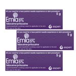 EMLA Cream 5g x 3 Packs - Numbing Local Anaesthetic Cream Pharmacy Pack