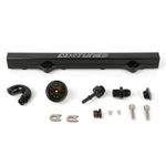 Black Billet High Flow Fuel Rail Gauge For Honda K20 K24 K Series K-TUNED style