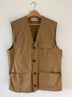 Purdey Men’s Shooting Hunting Vest Gilet – Khaki Tan – Multi Pocket – Vintage