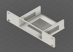 10" 1U/1.5U Rack Mount Bracket for Intel NUC Mini PC | 3D Printed