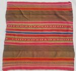 Vintage Traditional Handcrafted Modern Striped Rug for Home Décor 100x99 cm