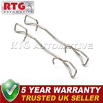 2x Brake Pad Spring Clips Front Rear Fits Ford Transit Connect Mk1 1.8 TDCI #2