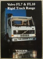 VOLVO F7 & F10 RIGID TRUCKS Commercial Sales Brochure Oct 1986 #RSP 4267-7