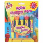 Tallon 1087 Artbox Double Ended Roller Stamper Pens - Pack of 5