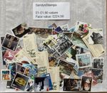 GB. Various values. £1 to £1.90. Face value £224.50. All genuine. Free UK P+P.