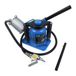 Air Hydraulic Bottle Jack Low-Profile 20 Ton Lifting Ram Car Van Truck Heavy