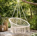 Macrame Hanging Chair Swing Boho 60x80cm Outdoor Indoor | SHIPPING FROM EUROPE