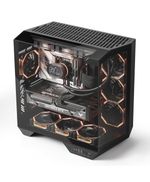 darkFlash Full-Tower ATX Gaming PC Case, Back Plug-in Motherboard