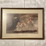 Antique Framed Engraving “For Ever And Ever, Amen “ By Marie Seymour Lucas 1872c