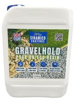 GRAVELHOLD Pour On ECO Resin Glue 5L Binder for Gravel Stone Mulch Bark
