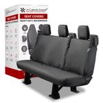 Ford Transit Custom Dciv Rear Seat Covers Tailored (2013-2023) Black 131