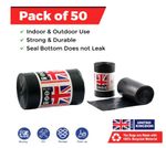 Black Thick Heavy duty Bin Bags