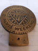 International Alvis  Brass Badges.