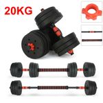 20kg fitness dumbbells Pair of Weights Barbell Dumbbell Body Building Weight Set