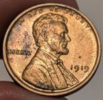 1919 Lincoln Cent BU UNCIRCULATED Red T20600-12/23