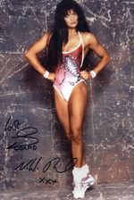 NIKKI DIAMOND Signed Photograph - 'SCORPIO' GLADIATORS TV Series 18"x12" reprint