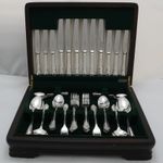DUBARRY Design George Butler Silver Service 44 Piece Canteen of Cutlery Set
