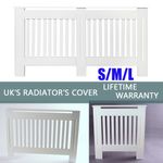 Radiator Cover White Modern Traditional Wood Grill Cabinet Shelf Furniture MDF