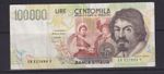 ITALY- 1994 100000 Lira Circulated Banknote