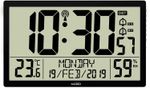 Radio ControlledWall Clock Jumbo XXXL LCD  UK & Ireland Version   MSF Digital