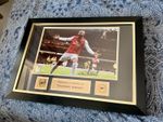 Arsenal Henry Framed Signed Photo V Leeds 2012- RRP £350