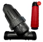 Eitan Plastic Disk Filter Male-Male Thread 1″