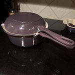 Le Creuset Multifunction Sauce Pan - Skillet 2-1 In Eggplant (Purple)