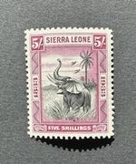 Sierra Leone SG 178, 5s black & purple MNH - CAT £160