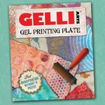 Gelli Arts Gell Printing Plate, Monoprinting without Press Round,Square,3x5,8x10