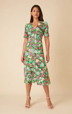 Nobody's Child Womens Green Midi Dress